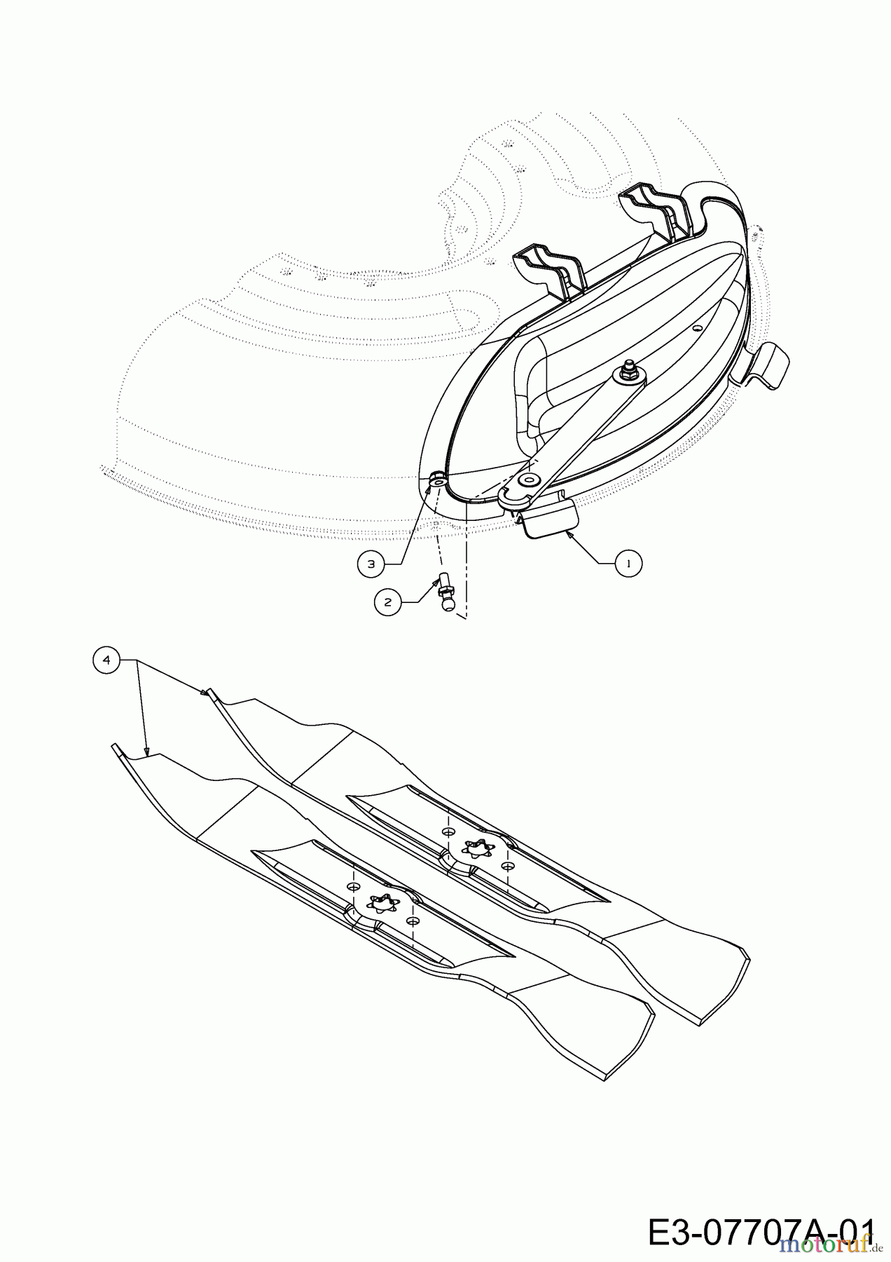 MTD Zero Turn P 170 HZ-S 17AE2ACS678 (2012) Mulch Kit, Mulchmesser