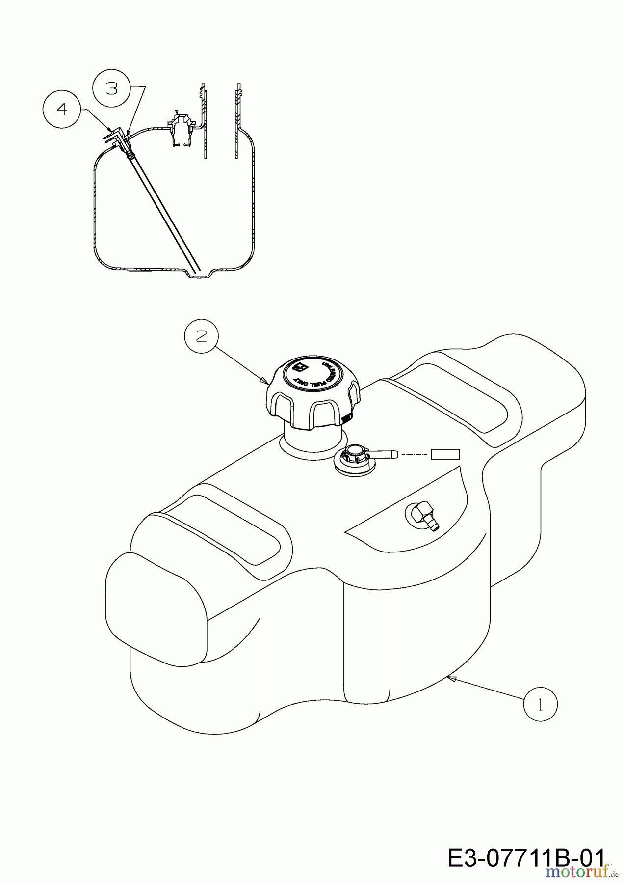 Troy-Bilt Zero Turn Colt XP 42 17WF2ACS011 (2014) Tank