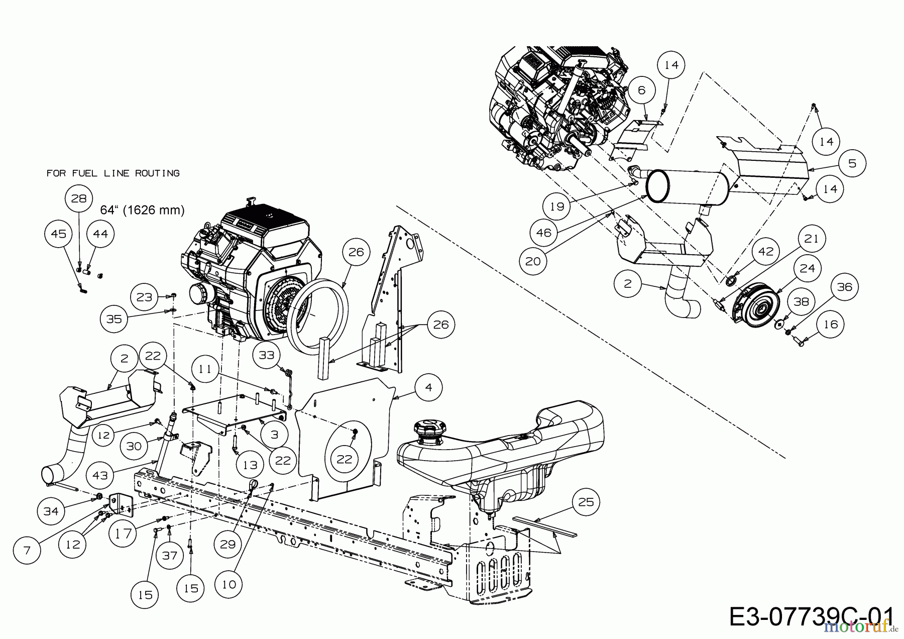  Cub Cadet Gartentraktoren GTX 2100 14A-3GE-603  (2015) Chokezug, Elektromagnetkupplung, Gaszug, Motorzubehör