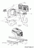 Cub Cadet GTX 2100 14A-3GE-603 (2012) Ersatzteile Motorhaube