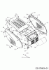 Lawnflite 603 13AC479C611 (2004) Ersatzteile Motorhaube 9-Style
