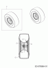 Sandrigarden TRPH 105/18 13BQ517N669 (2003) Ersatzteile Räder vorne 15x6