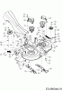 Sandrigarden TRPH 105/18 13BQ517N669 (2003) Ersatzteile Mähwerk N (41"/105cm) mit Spannrolle und Umlenkrolle