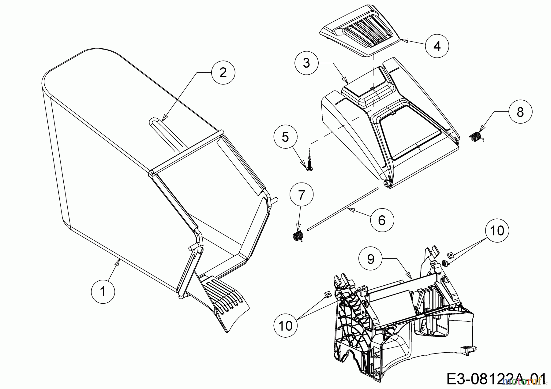  MTD Motormäher Optima 42 PB 11A-LG5B600  (2013) Grasfangsack