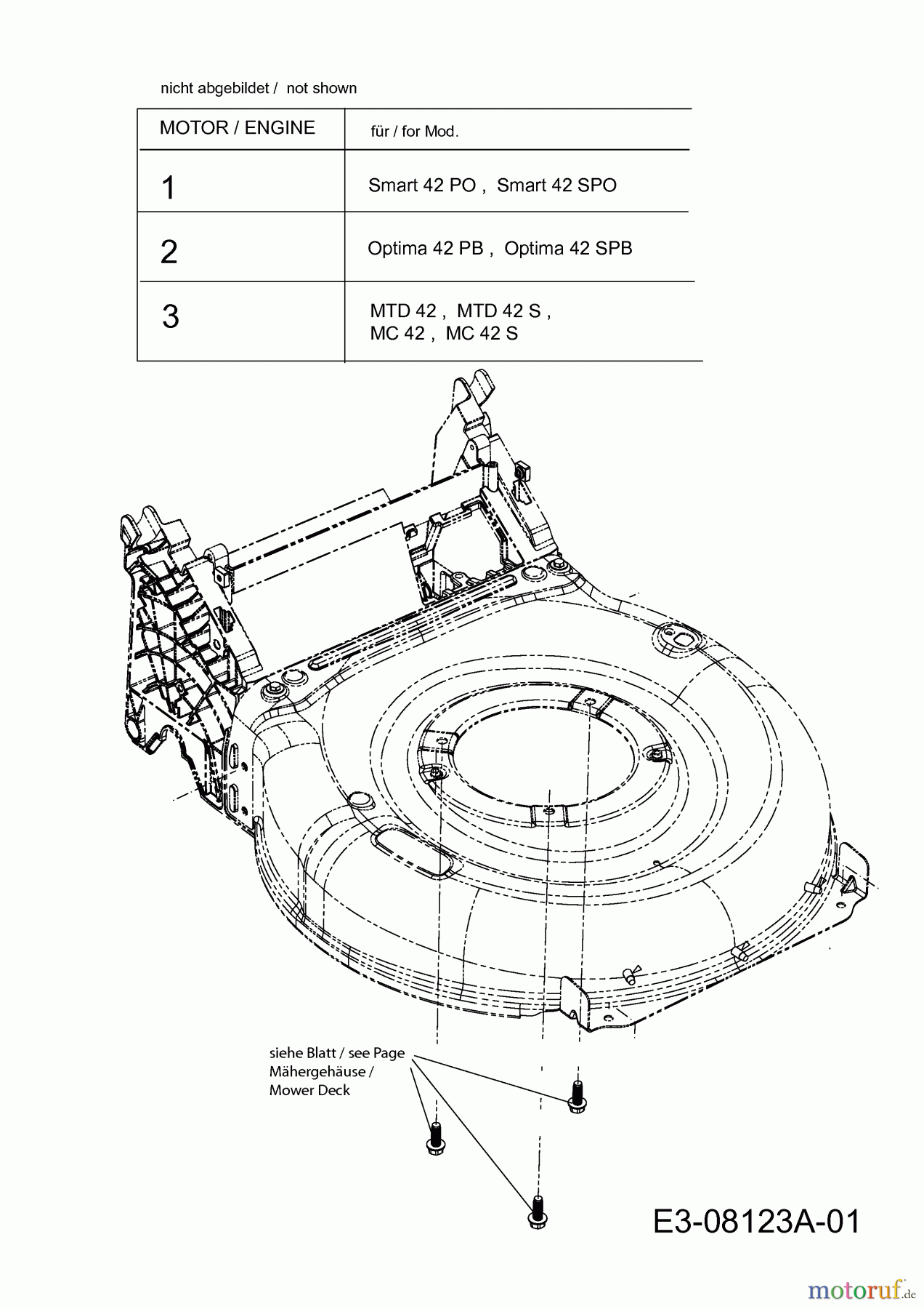 Mastercut Motormäher MC 46 PB 11A-J15B659 (2015) Motor