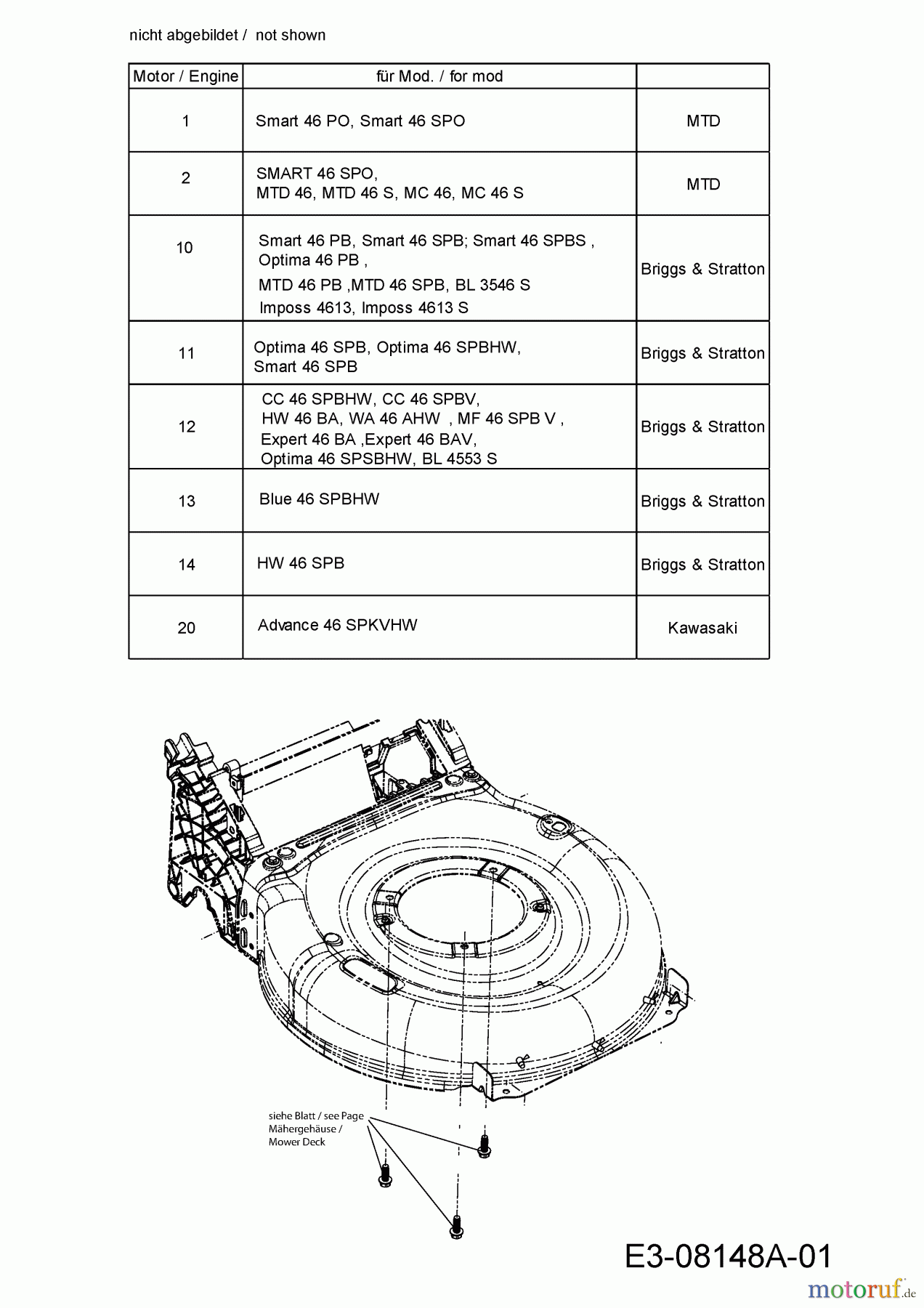 Impos Motormäher 4613 11A-TA5B675 (2013) Motor