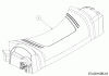 MTD SP 53 B 12B-PC8R600 (2017) Ersatzteile Abdeckung Vorderachse