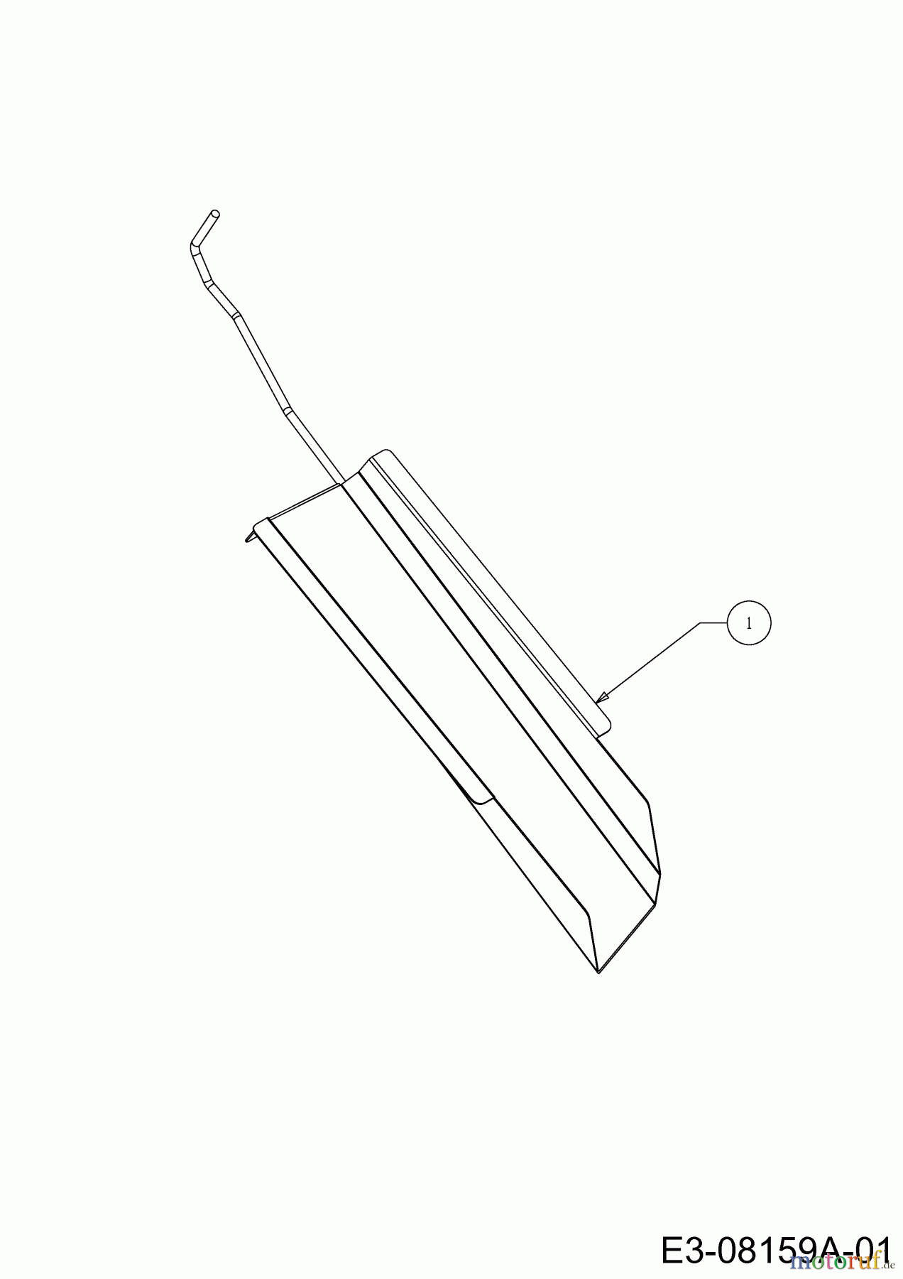 Okay Rasentraktoren Master Cut 105-15/200 H 13HU99KN675 (2015) Reinigungsklappe
