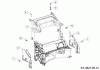 MTD Optima 53 SPBHW 12B-PH7F600 (2016) Ersatzteile Abdeckung hinten, Holmbraketten