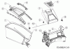 MTD Advance 53 SPKHW 12B-PN7D600 (2016) Ersatzteile Grasfangsack, Heckklappe, Leitstück hinten