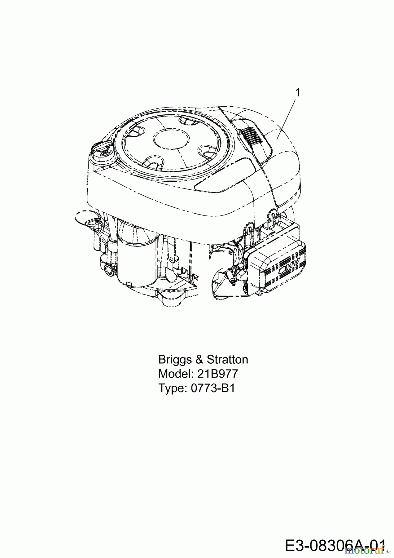 Massey Ferguson Rasentraktoren MF 36-13 RT 13HY77GE695 (2014) Motor Briggs & Stratton