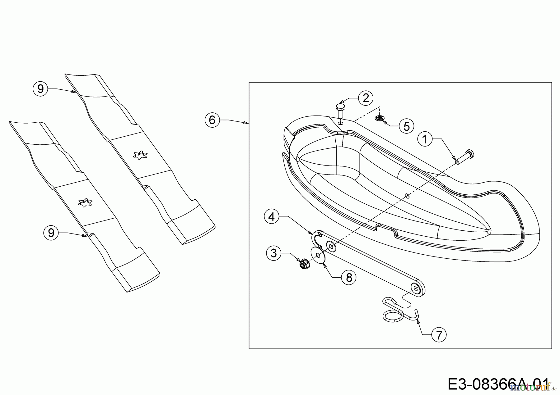 MTD Zubehör Zubehör Zero Turn Mulch Kits für RZTS 46 19A30005100 (2013) Mulchklappe, Mulchmesser