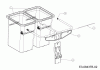 MTD Zubehör Grasfangvorrichtung für 900 Serie (NX-09) mit Mähwerk T (46"/117cm) 19A30003100 (2017) Ersatzteile Grasfangsack