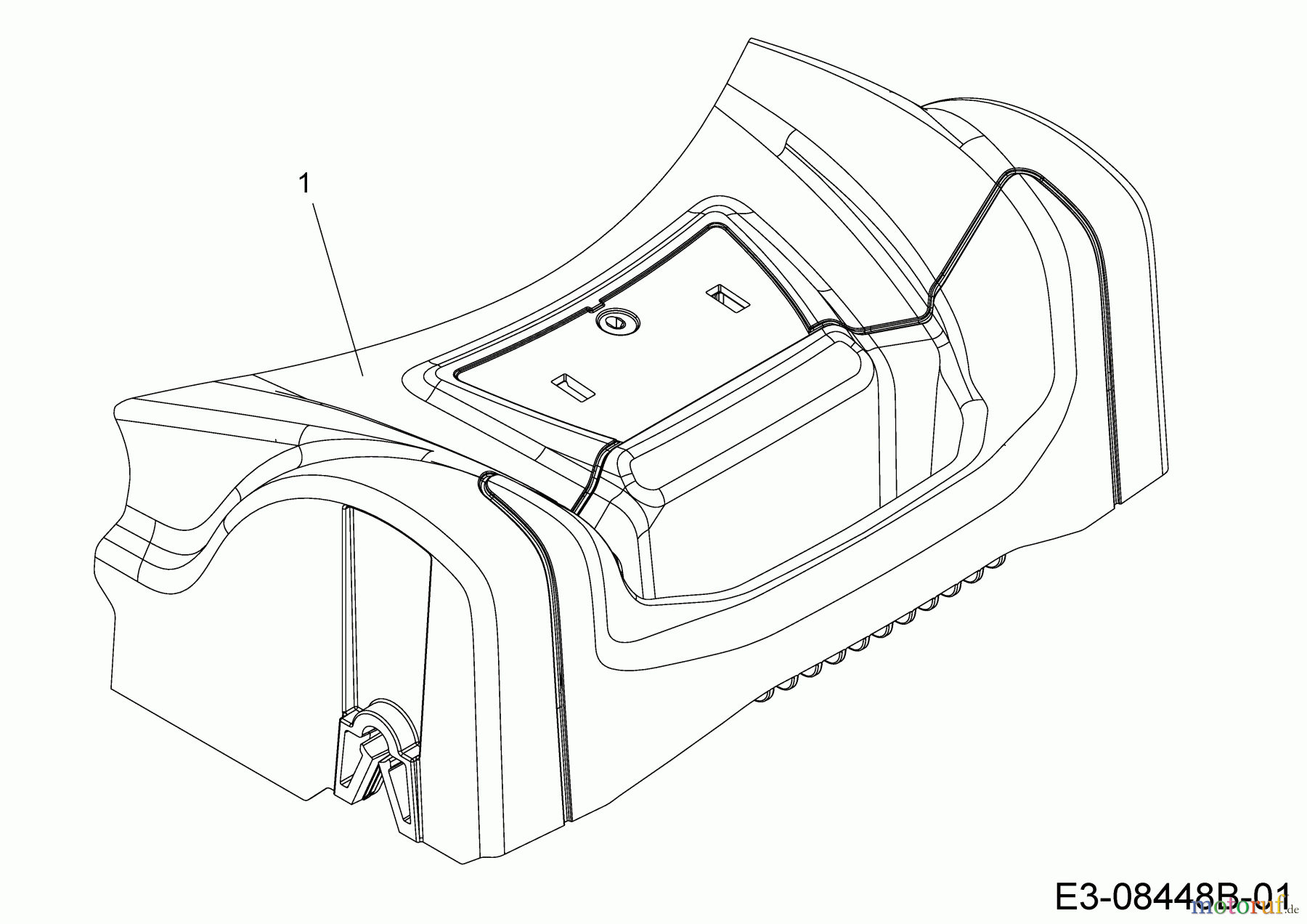 Motorpedo Motormäher mit Antrieb MPG 46 12C-TMCQ691 (2018) Abdeckung Vorderachse