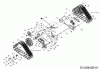 Wolf-Garten Ambition SF 66 TE 31AY74T3650 (2015) Ersatzteile Raupenantrieb