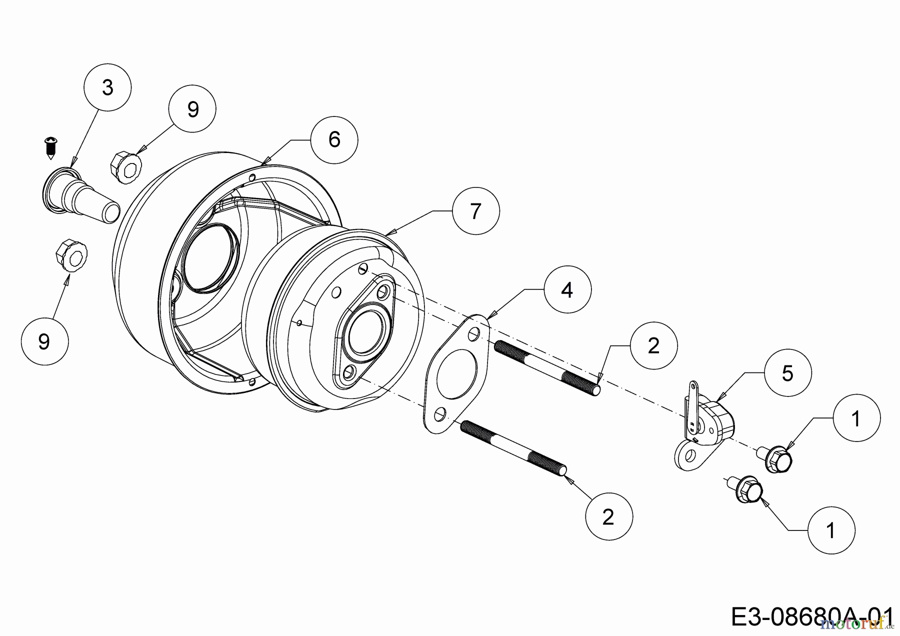  MTD-Motoren Vertikal 5T65RHA 752Z5T65RHA  (2018) Auspuff