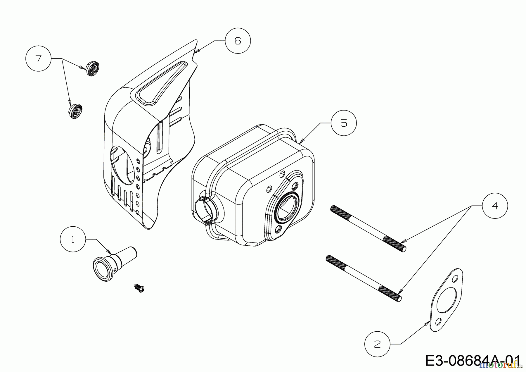  MTD-Motoren MTD vertikal 1 X 65 RH 752Z1X65RH (2016) Regler