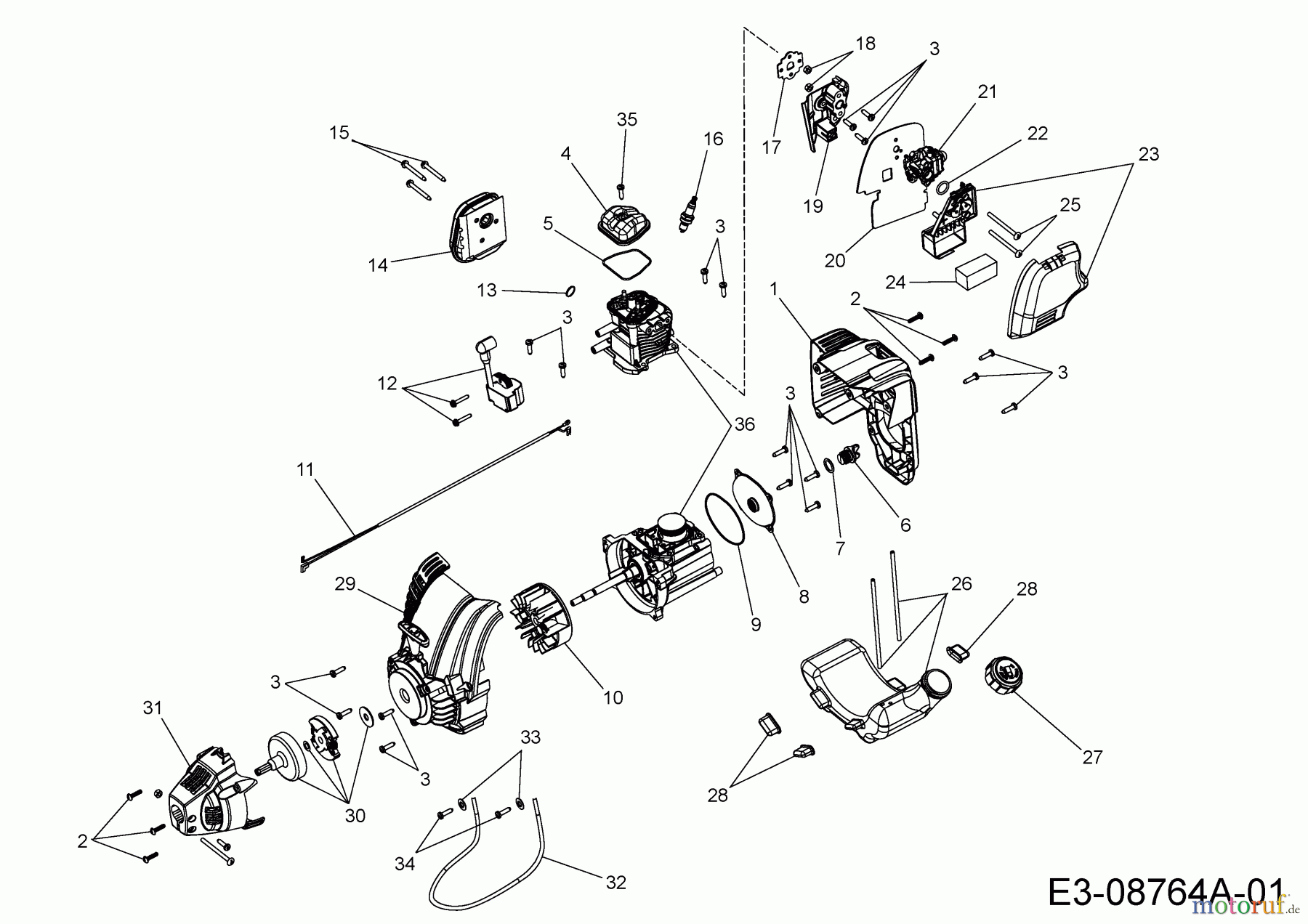Wolf-Garten Motorsensen GT-S 4-29 DL 41ADZ99C650 (2014) Motor
