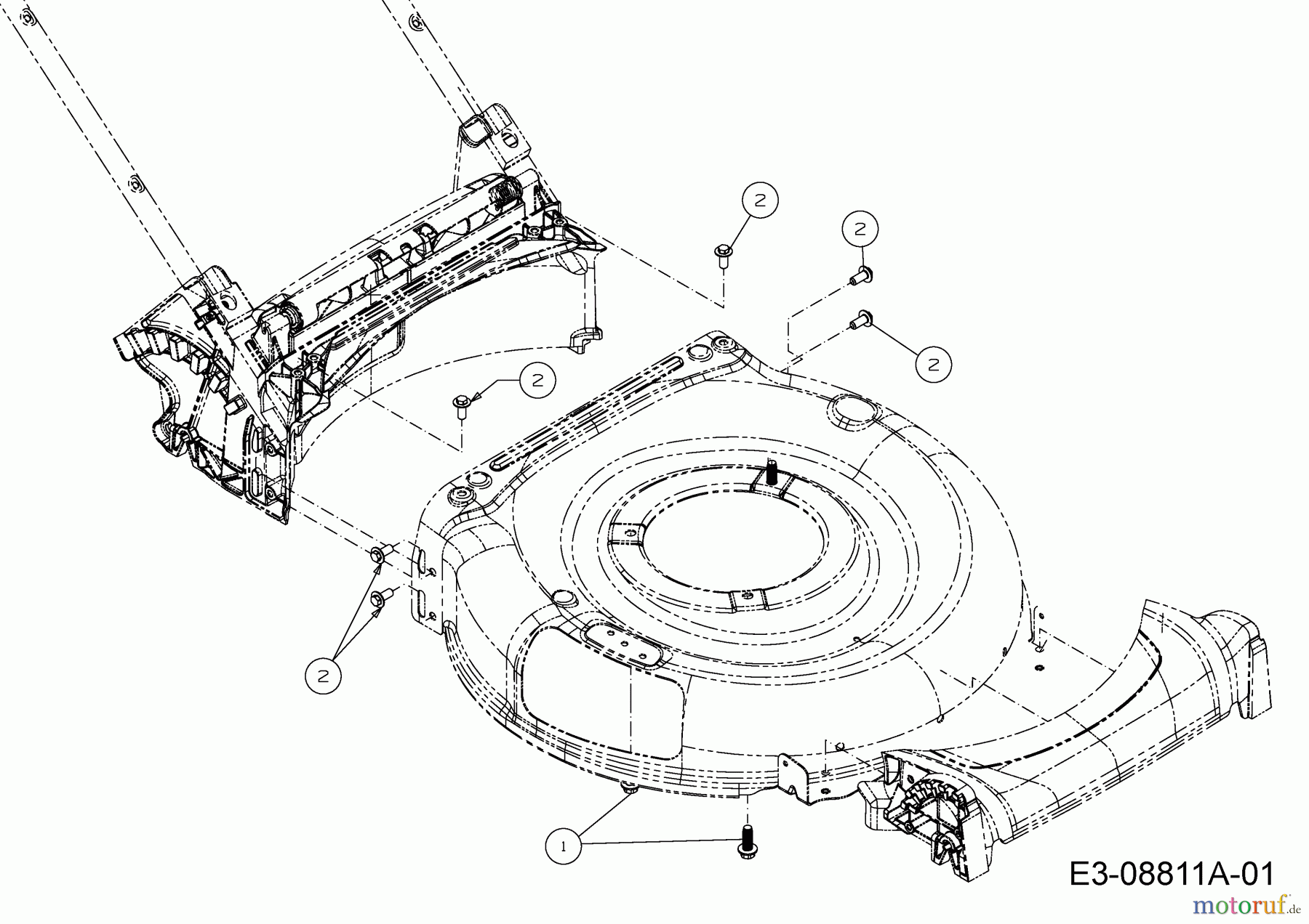 MTD Motormäher Yard Machines 21
