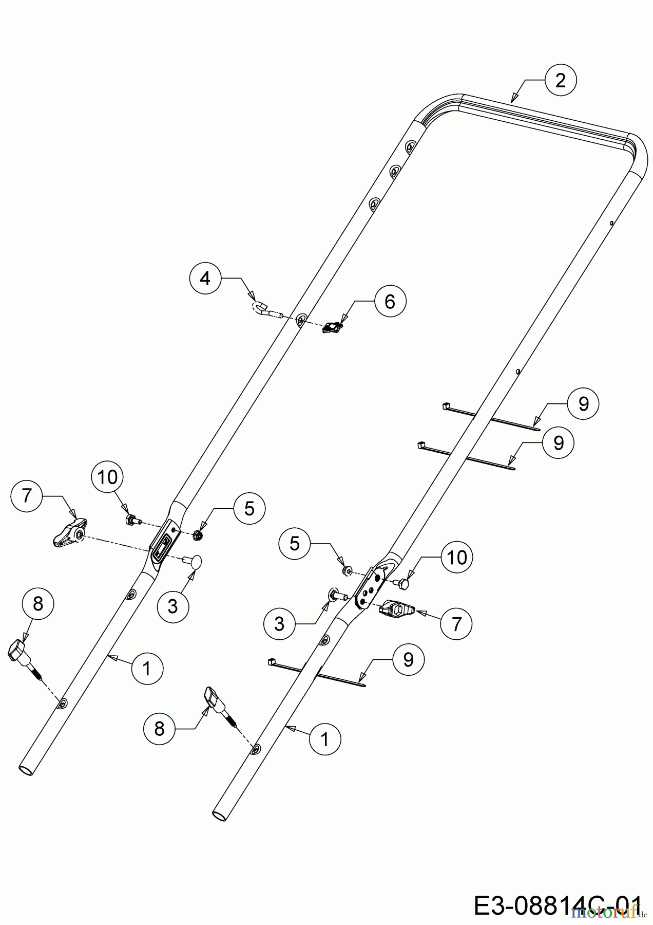 Brute Motormäher mit Antrieb Brute 21