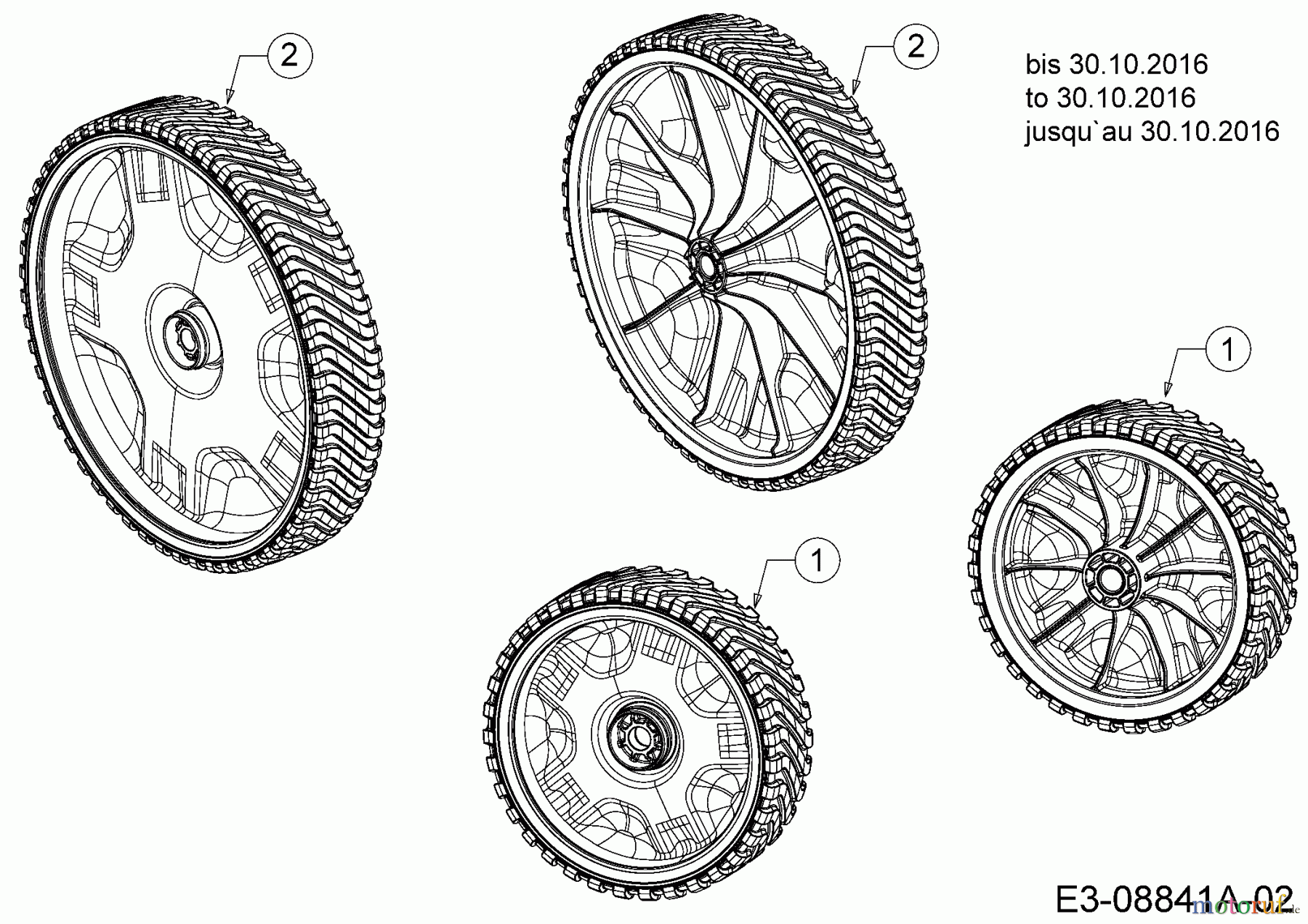  Troy-Bilt Motormäher Troy-Bilt 21