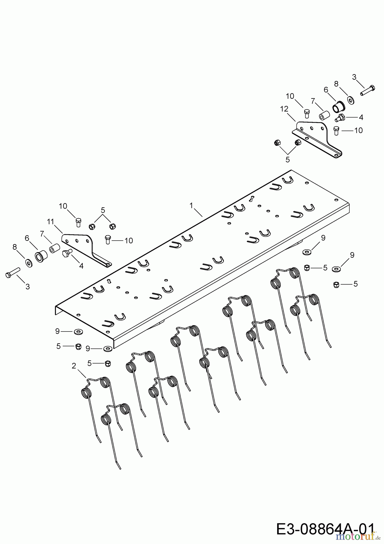  MTD Zubehör Zubehör Garten- und Rasentraktoren Rasenlüfter SmartLINK™ (45-0457) 196-059-000  (2015) Grundgerät