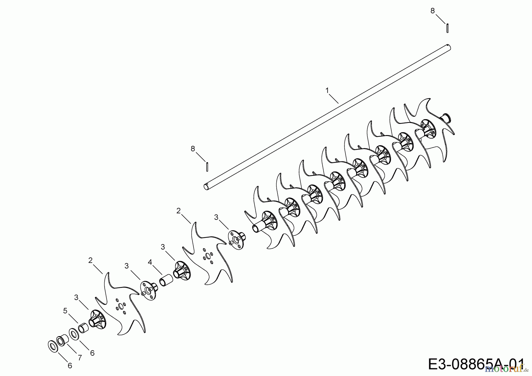 MTD Zubehör Zubehör Garten- und Rasentraktoren Rasenlüfter SmartLINK™ (45-0458) 196-060-000 (2015) Grundgerät