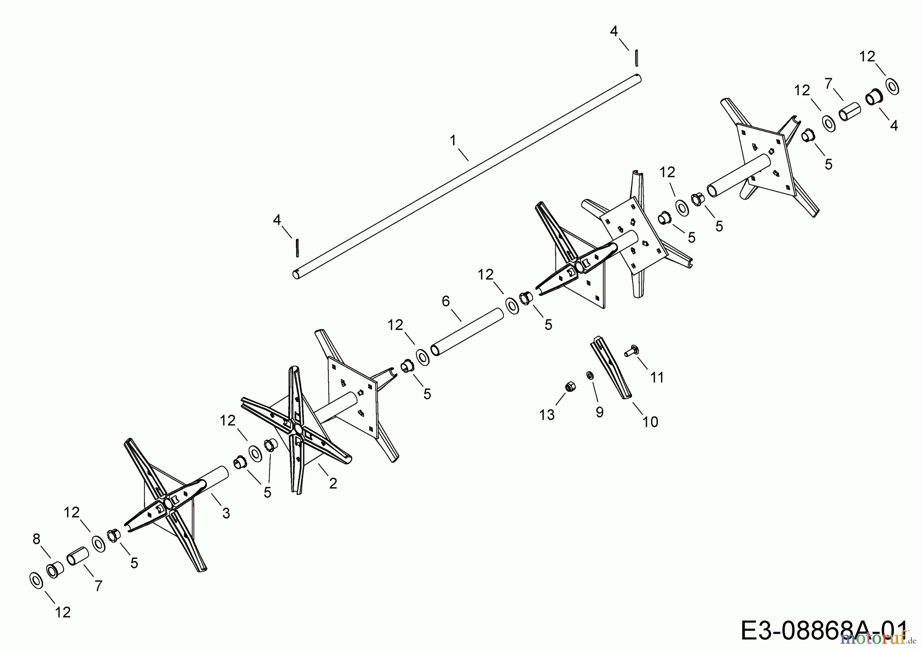 MTD Zubehör Zubehör Garten- und Rasentraktoren Rasenlüfter SmartLINK™ (45-0474) 196-537-000 (2011) Grundgerät