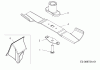 Wolf-Garten A 420 HW 11A-LV5N650 (2015) Ersatzteile Messer, Messeraufnahme