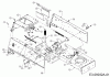 MTD H 145 13AA698F678 (2004) Ersatzteile Mähwerksaushebung, Rahmen