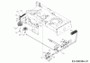 MTD H 145 13AA698F678 (2004) Ersatzteile Pedalwelle, Spannrollen Fahrantrieb
