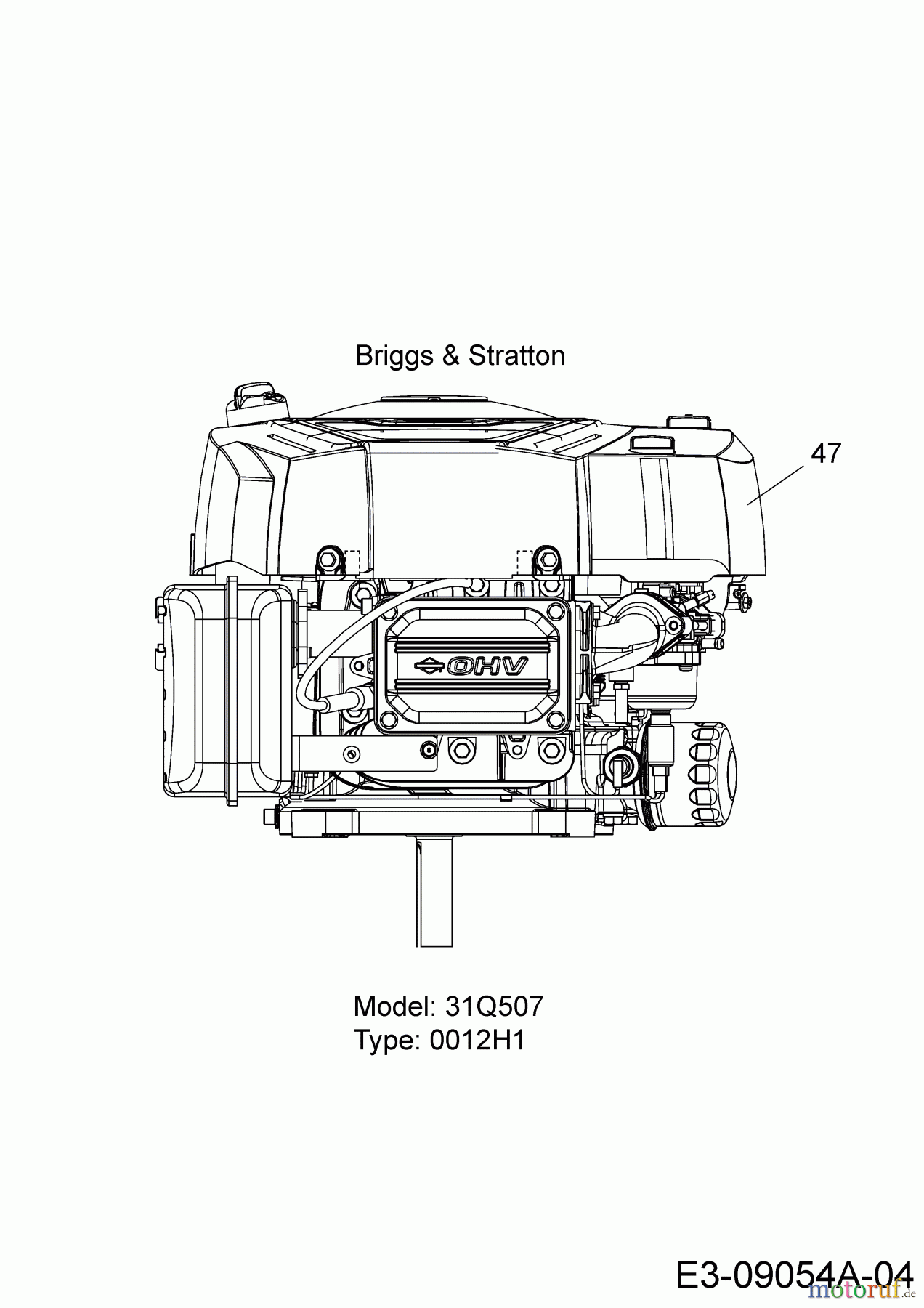 Colombia Rasentraktoren PX 96 TB 13HM76GF646 (2016) Motor Briggs & Stratton