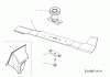 Mr.Gardener HW 53 BA 12A-PN8R629 (2015) Ersatzteile Messer, Messeraufnahme