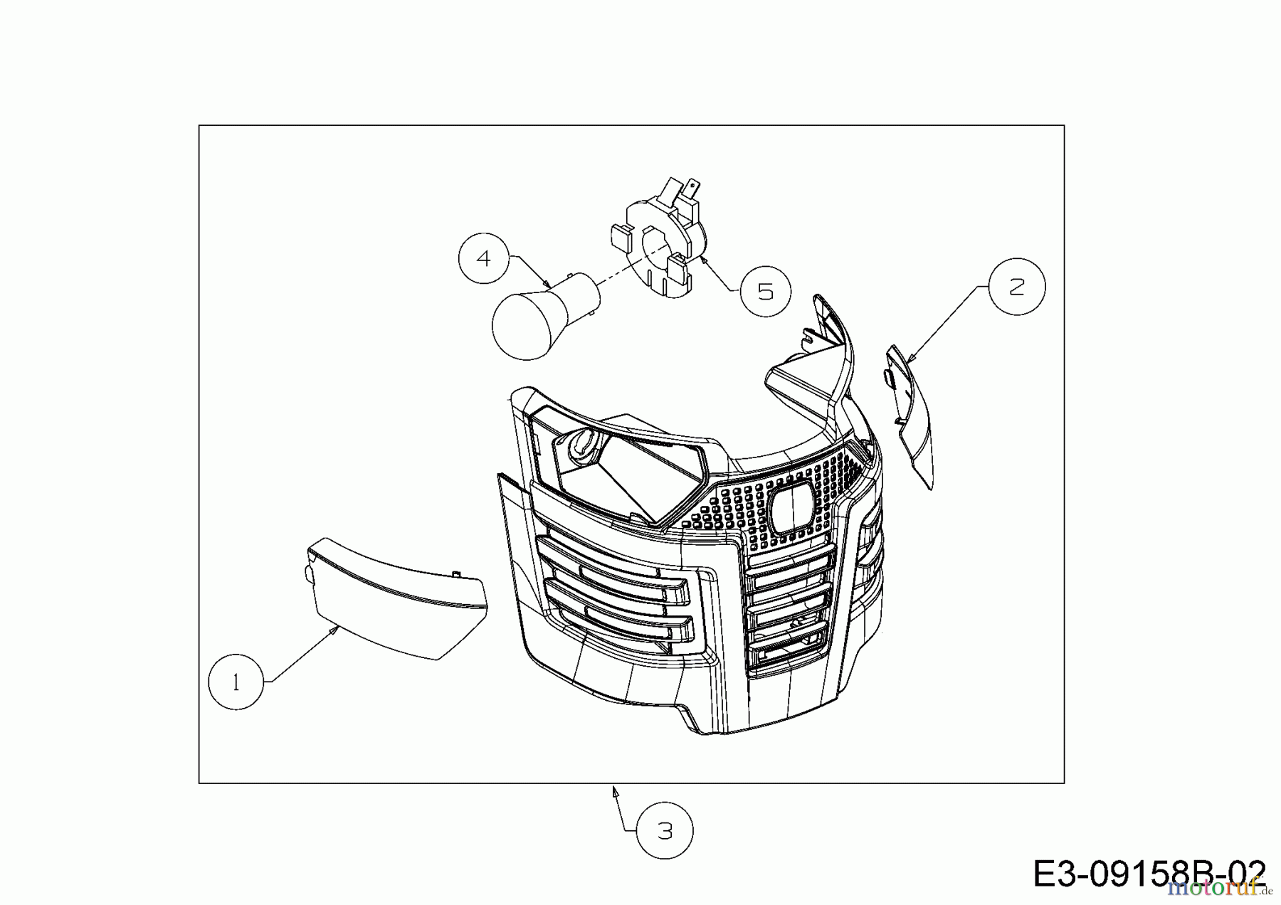 Cub Cadet Gartentraktoren GTX 2100 14A-3GE-603 (2016) Frontgrill