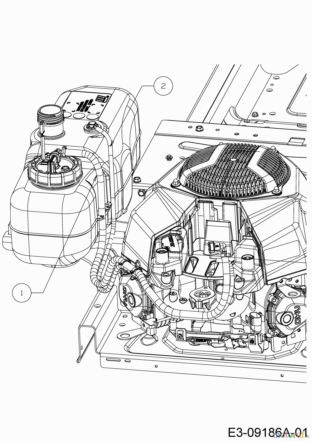 MTD-Motoren MTD vertikal 1 P 65 WHD 752Z1P65WHD (2015) Short Block