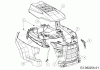 Cub Cadet LX 46" 13APA4CN330 (2015) Ersatzteile Motorhaube C-Style