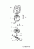 Wolf-Garten 537 E 18AWG1H-613 (2012) Ersatzteile Messer, Motor