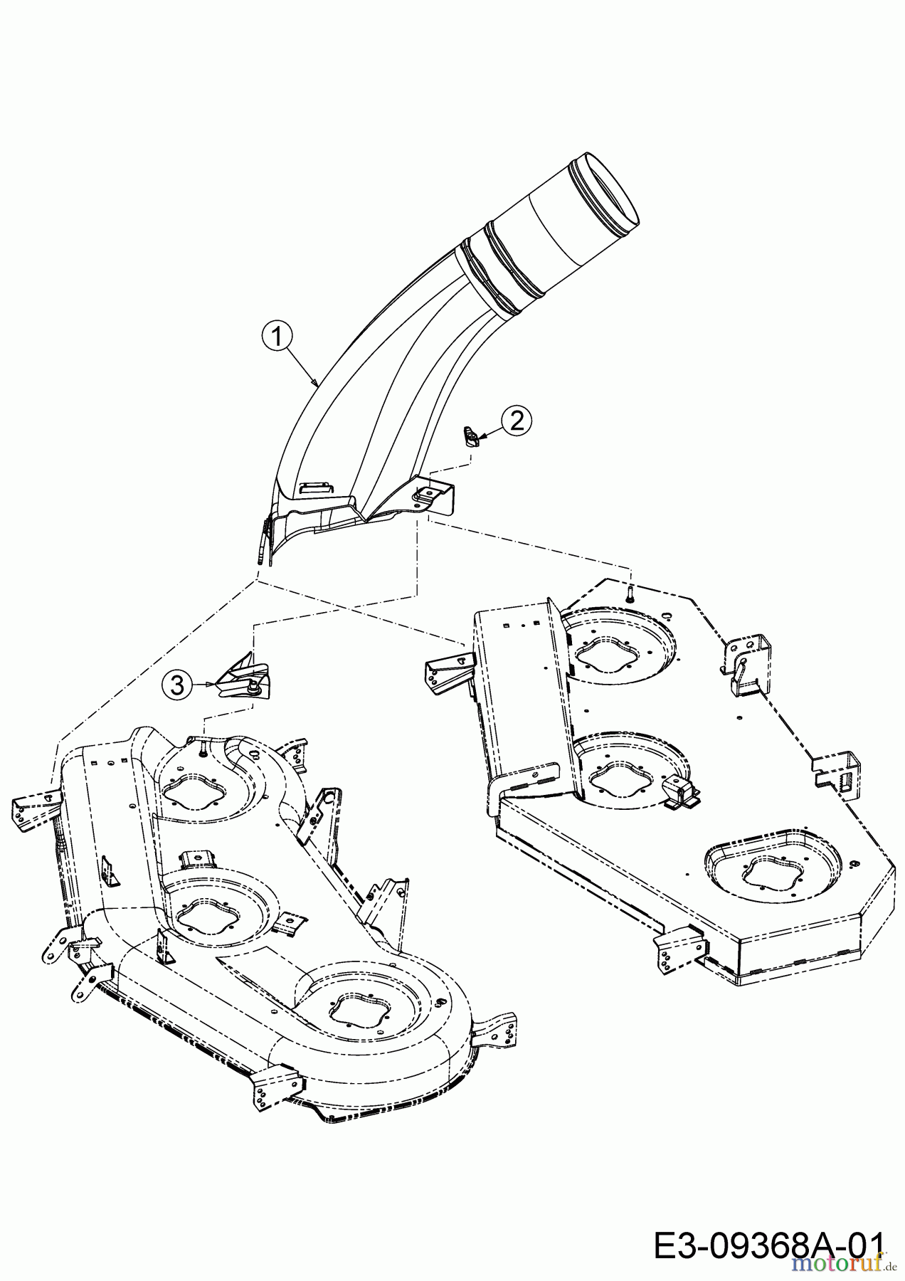 MTD Zubehör Zubehör Garten- und Rasentraktoren Grasfangvorrichtung für A Serie (NX-15) mit Mähwerk A (54