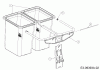 MTD Zubehör Grasfangvorrichtung für 900 Serie (NX-09) mit Mähwerk G (42"/107cm) 19A30003OEM (2015) Ersatzteile Grasfangsack