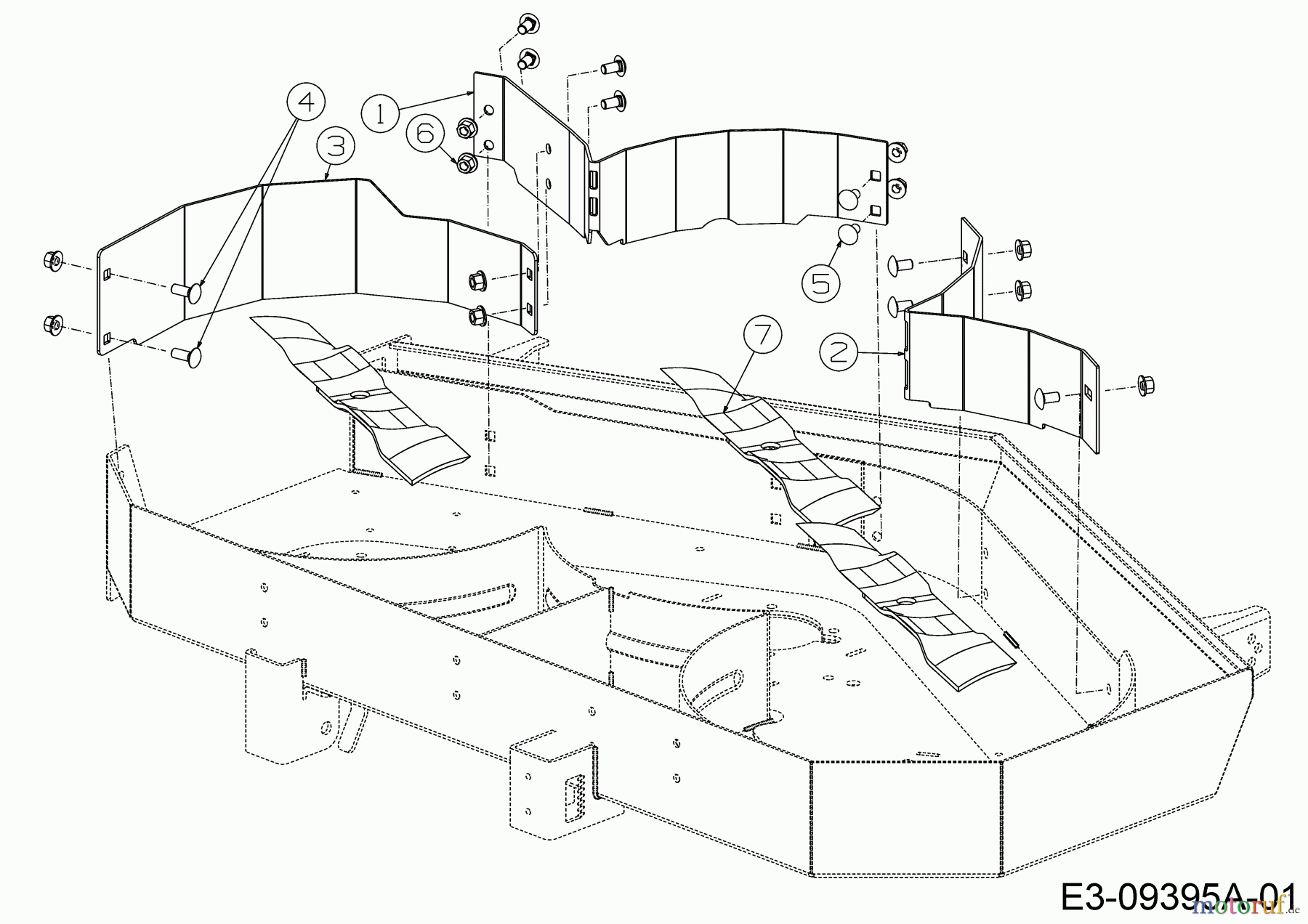 MTD Zubehör Zubehör Zero Turn Mulch Kits für Z-Force SZ 48 mit Mähwerk B (48