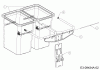 MTD Zubehör Grasfangvorrichtung für RZTS 46 19C70020100 (2016) Ersatzteile Grasfangsack