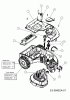 Wolf-Garten Robo Scooter 500 18AO05LA650 (2013) Ersatzteile Abdeckung Fahrwerk