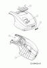 Wolf-Garten Robo Scooter 500 18AO05LA650 (2013) Ersatzteile Abdeckhaube