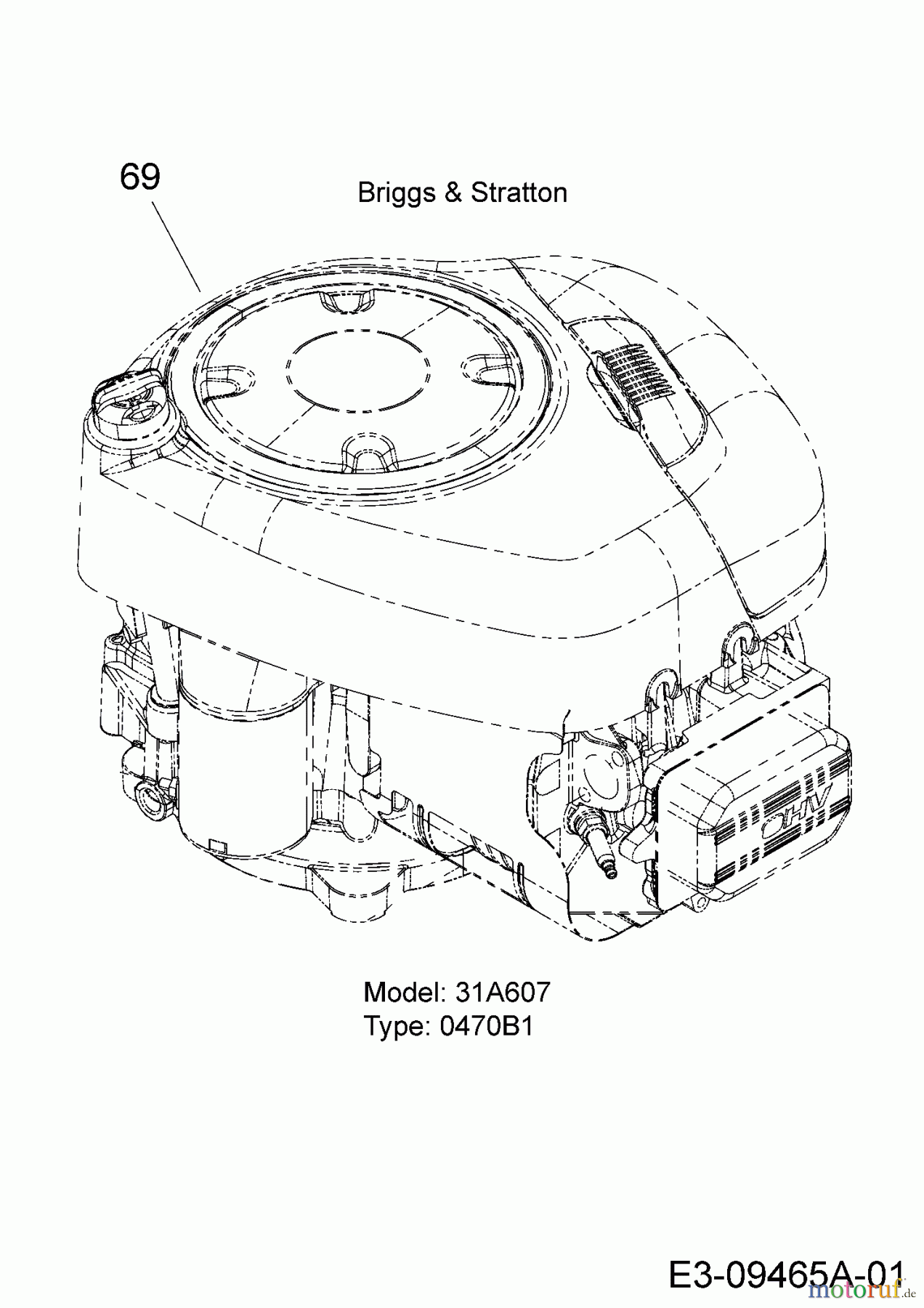  Atis-Green Rasentraktoren AP 96 B 155 13AM763F652  (2010) Motor B&S
