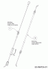 Cub Cadet CC 46 SPOE V 12ACTQS7603 (2016) Ersatzteile Bremszug, Schaltzug