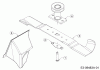 Wolf-Garten A 460 AHVHW 12AQTVCQ650 (2016) Ersatzteile Messer, Messeraufnahme, Mulchstopfen