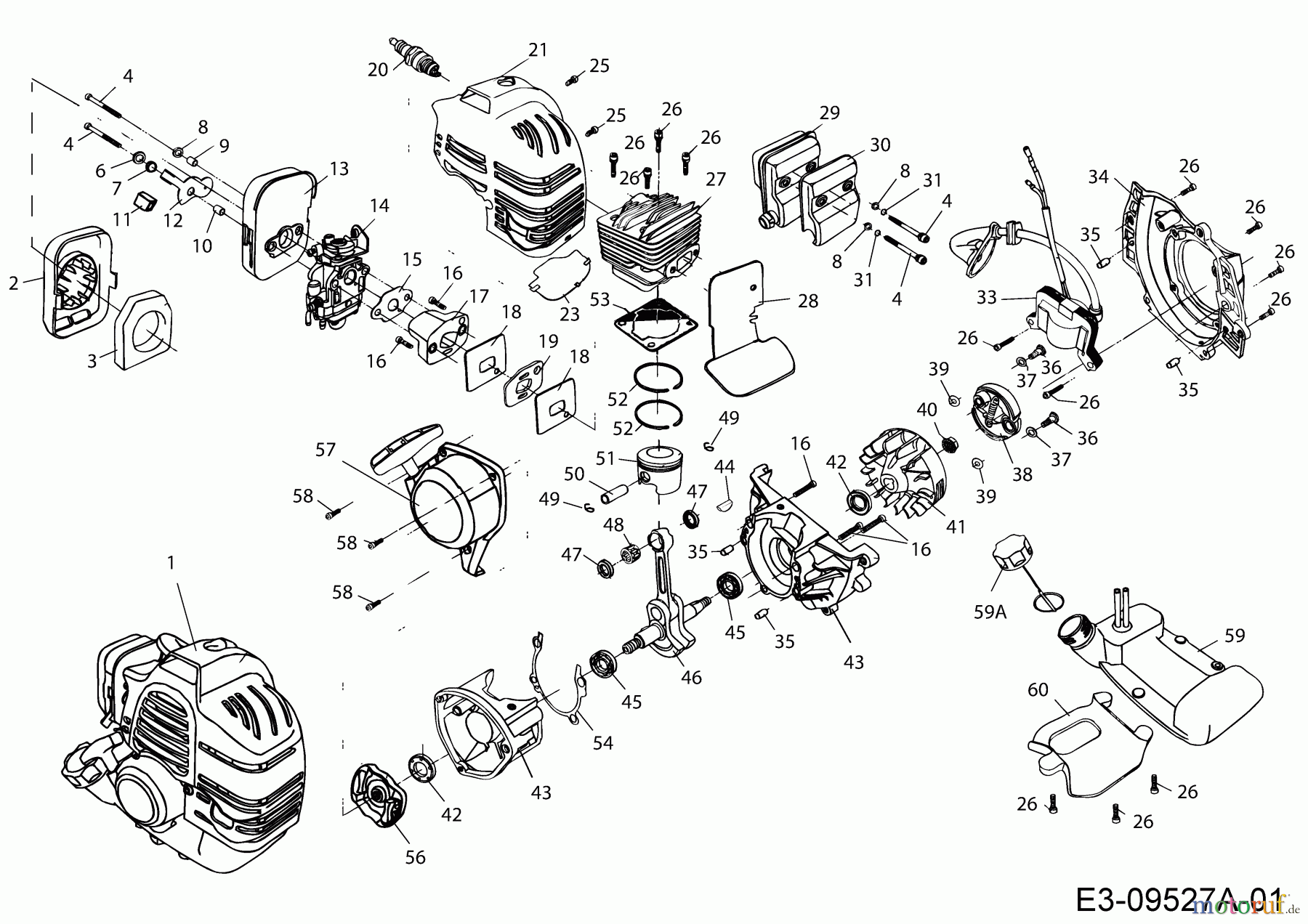 MTD Motorsensen Smart BC 26 D 41ATG1G-678 (2018) Motor