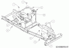 MTD Minirider 60 RDHE 13A521SC600 (2018) Ersatzteile Rahmen