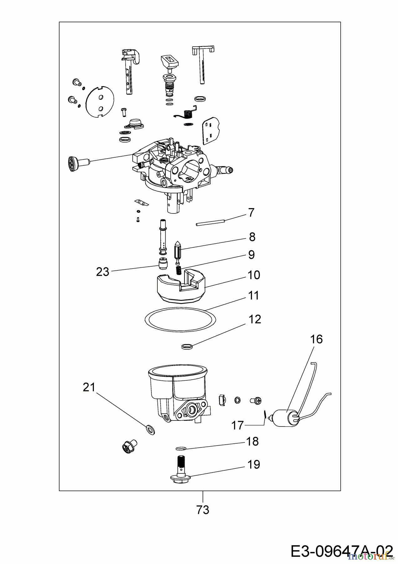  MTD-Motoren Vertikal 8X90ZU 752Z8X90ZU  (2018) Vergaser