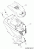 Gutbrod GLX 105 RH-K 13HI91GN690 (2016) Ersatzteile Motorhaube G-Style